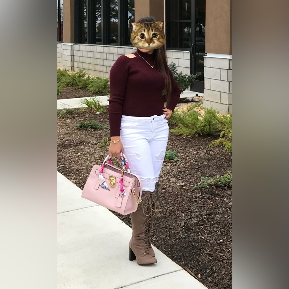 Justfab knee high boots